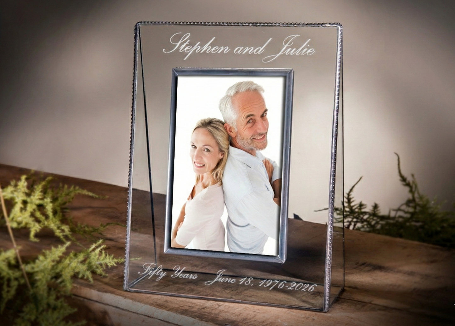 Personalized Anniversary Picture Frames by J Devlin | Pic 319 EP553