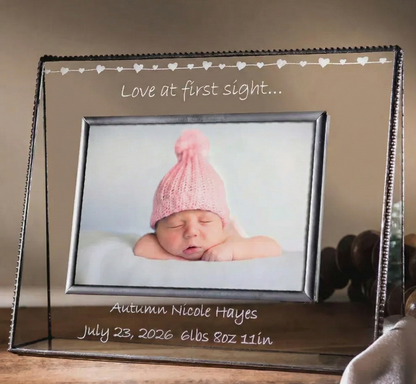 Baby Frame 'Love at First Sight' Personalized by J Devlin | Pic 319 EP558