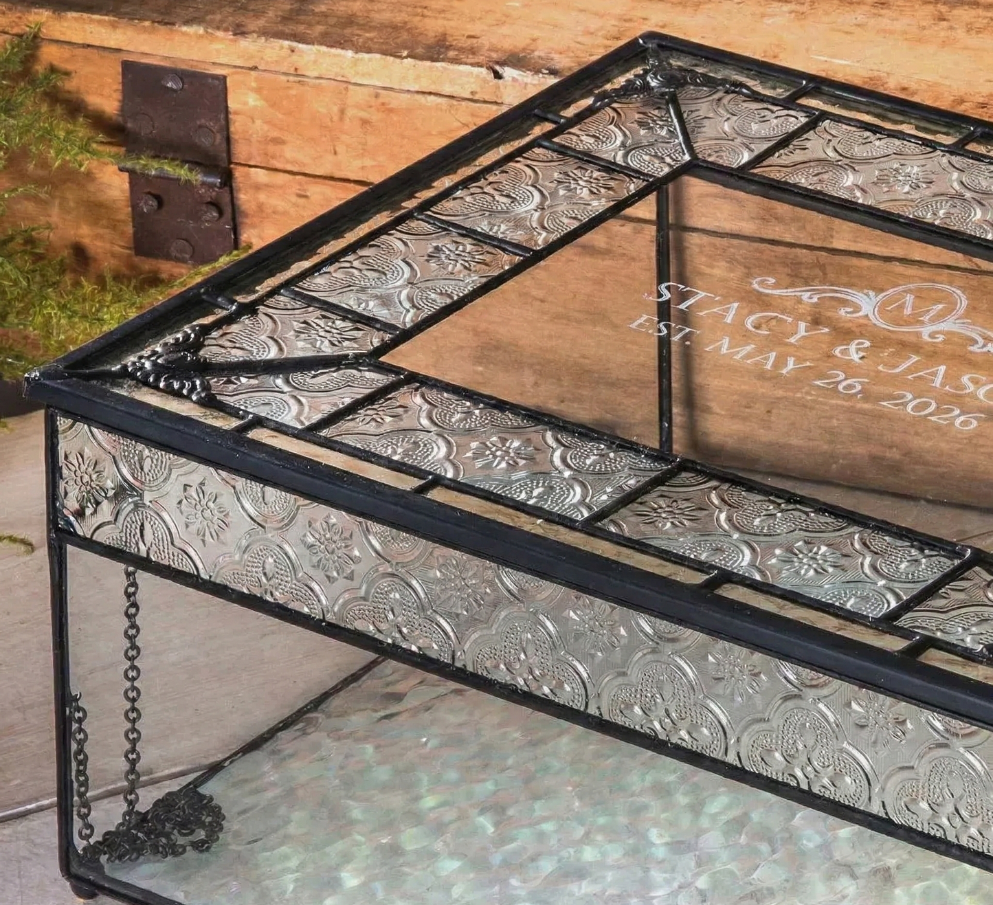 Wedding Card Box Personalized by J Devlin | Box 840 CBE 844