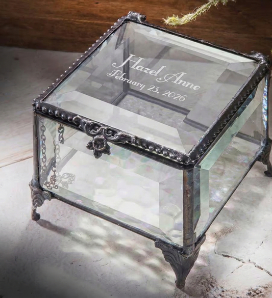 Personalized Baby Girl Christening Gift | Box 326 EB217-2