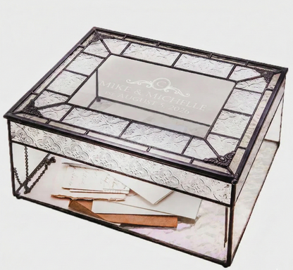 Wedding Card Box Personalized by J Devlin | Box 840 CBE 844