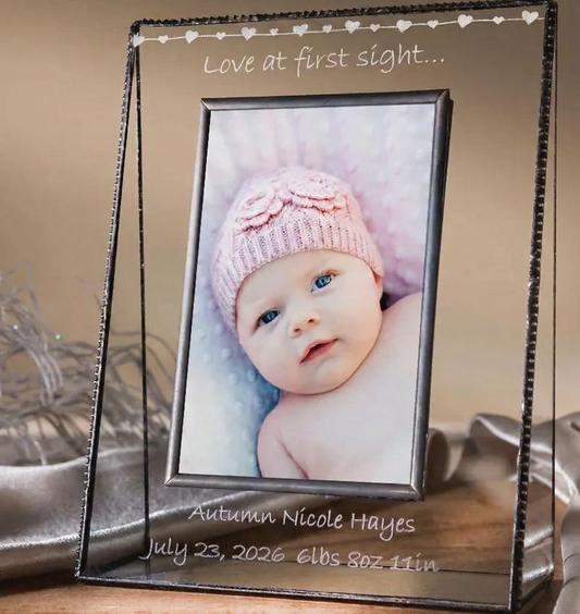 Baby Frame 'Love at First Sight' Personalized by J Devlin | Pic 319 EP558