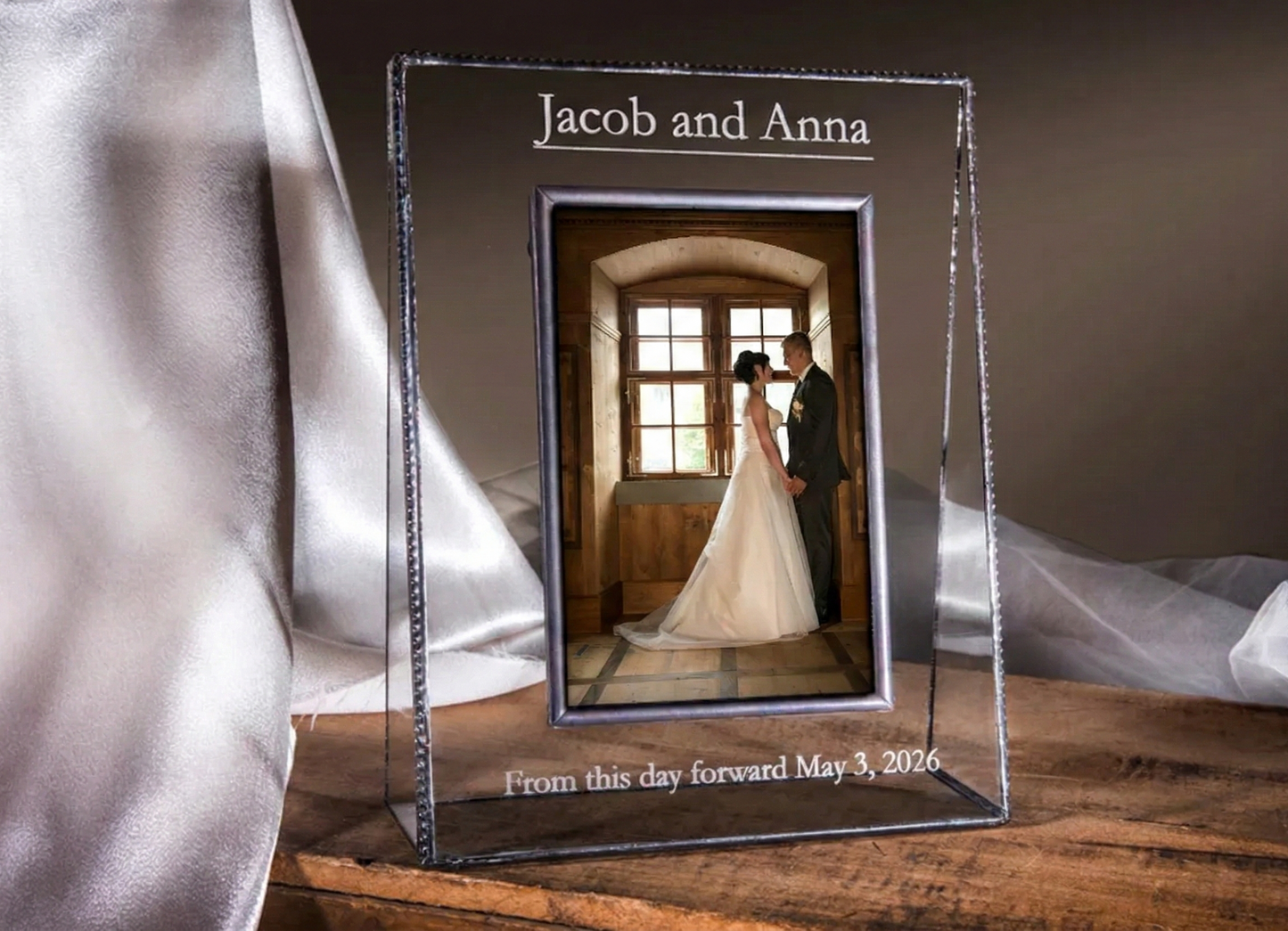 Wedding Frame Personalized Multiple Sizes by J Devlin | Pic 319 EP548