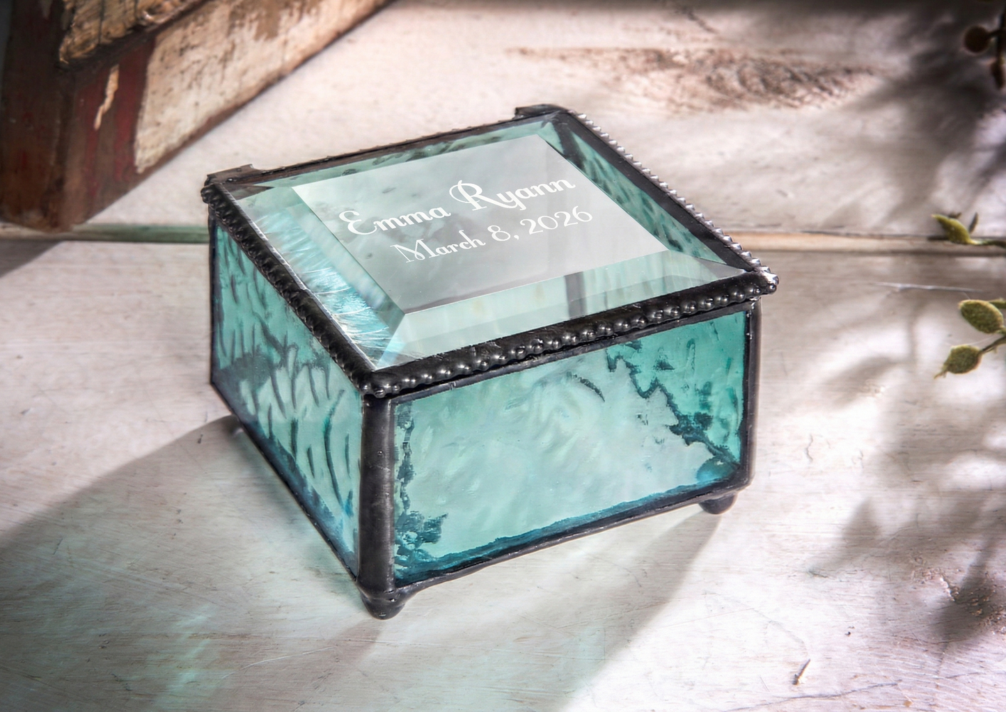 Personalized Baby Christening Gift by J Devlin | Box 333 EB217-2