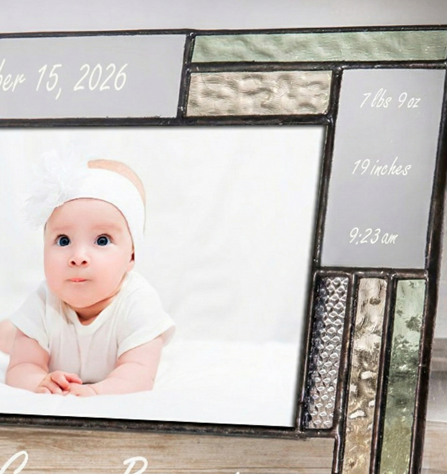 Baby Picture Frame Personalized Gifts by J Devlin | Pic 430 EP530