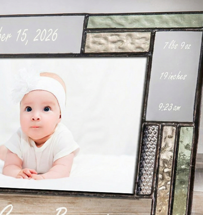 Baby Picture Frame Personalized Gifts by J Devlin | Pic 430 EP530