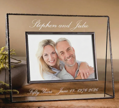 Personalized Anniversary Picture Frames by J Devlin | Pic 319 EP553