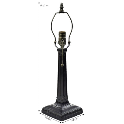 Mission Table Lamp Tiffany Stained Glass | LAM 714TB