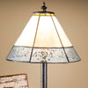 Stained Glass and Etched Table Lamp | Lam 639 TB