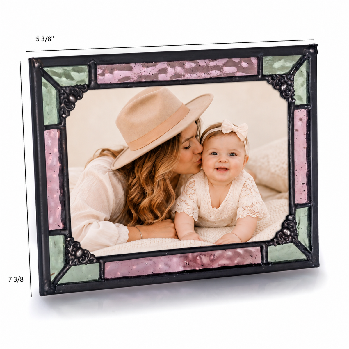 Pink Rose and Sage Green Easel Frame | PIC 464
