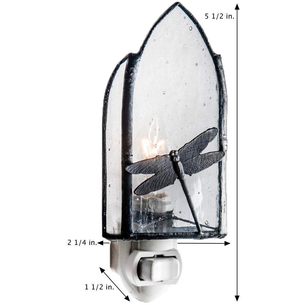 Clear Glass Dragonfly Night Light | NTL 110-2