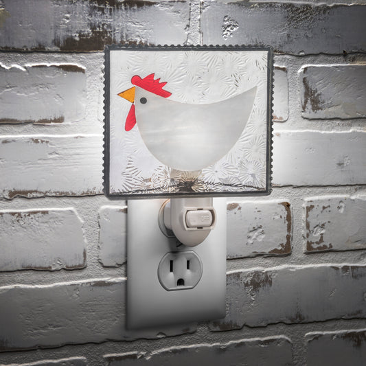Chicken Stained Glass Night Light | Ntl 233