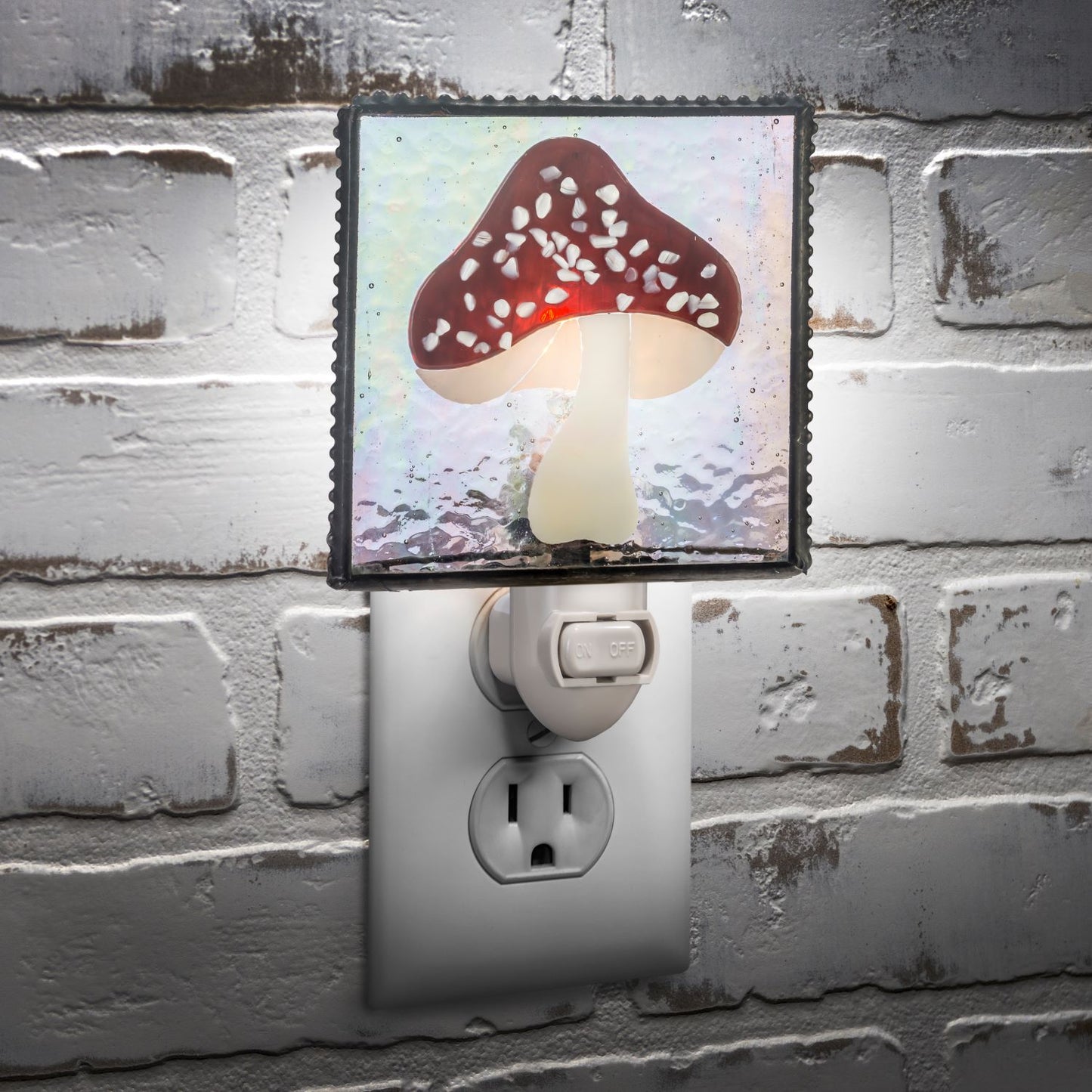 Stained Glass Mushroom Night Light | Ntl 234