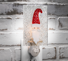 Santa Fused Glass Christmas Night Light, Santa fused glass close view