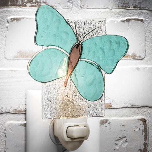 Butterfly Night Light Aqua Blue | Ntl 219-1