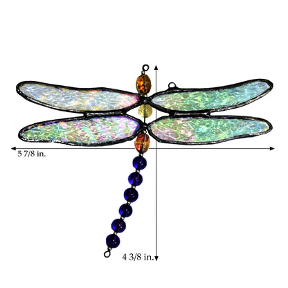 Stained Glass Dragonfly Ornament | Orn 112