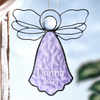 Personalized Angel Ornament Purple  by J Devlin | Orn 303-3 EO120