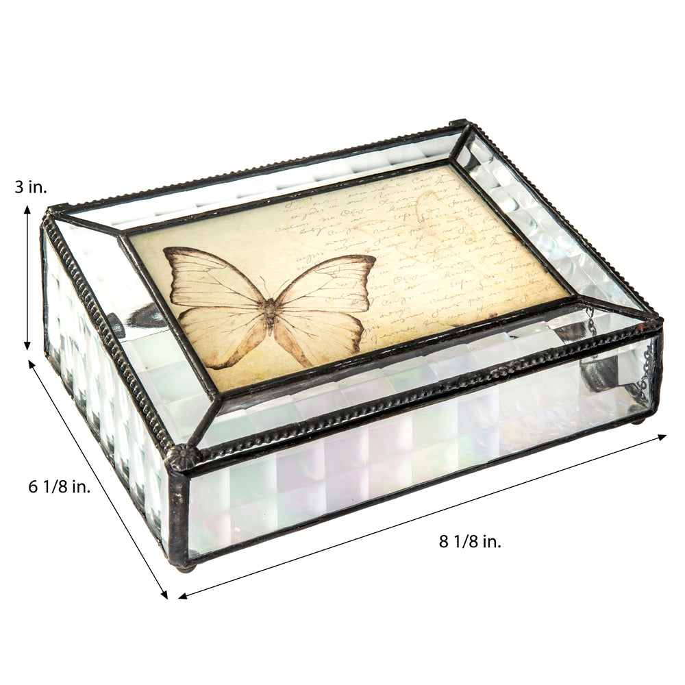 Picture Box Clear Cube Glass 4x6 Photo Display | Pbox 103