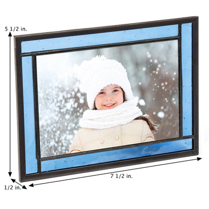 Blue Easel Stained Glass Picture Frame | PIC 324 Series