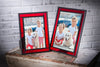 Red Stained Glass Picture Frame | PIC 325 Series