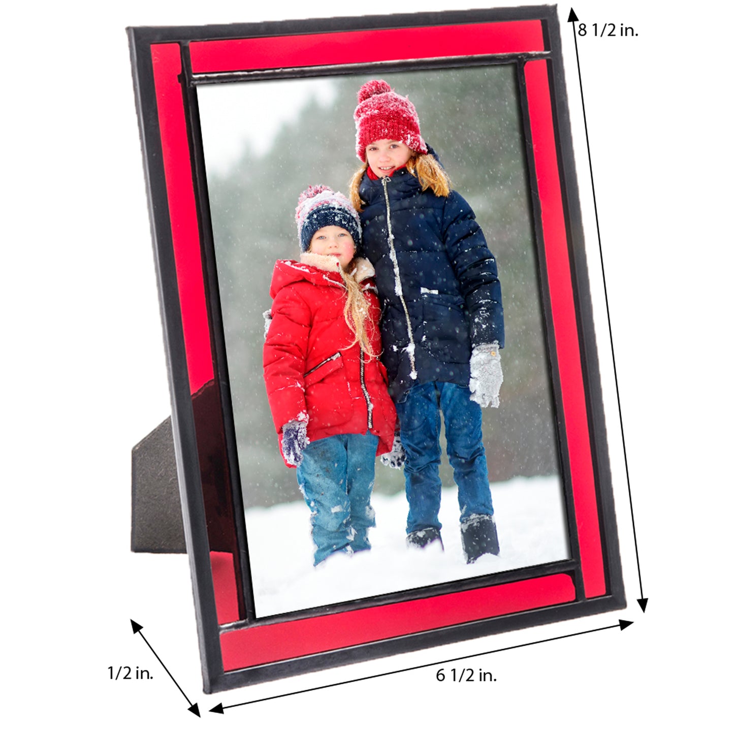 Red Stained Glass Picture Frame | PIC 325 Series