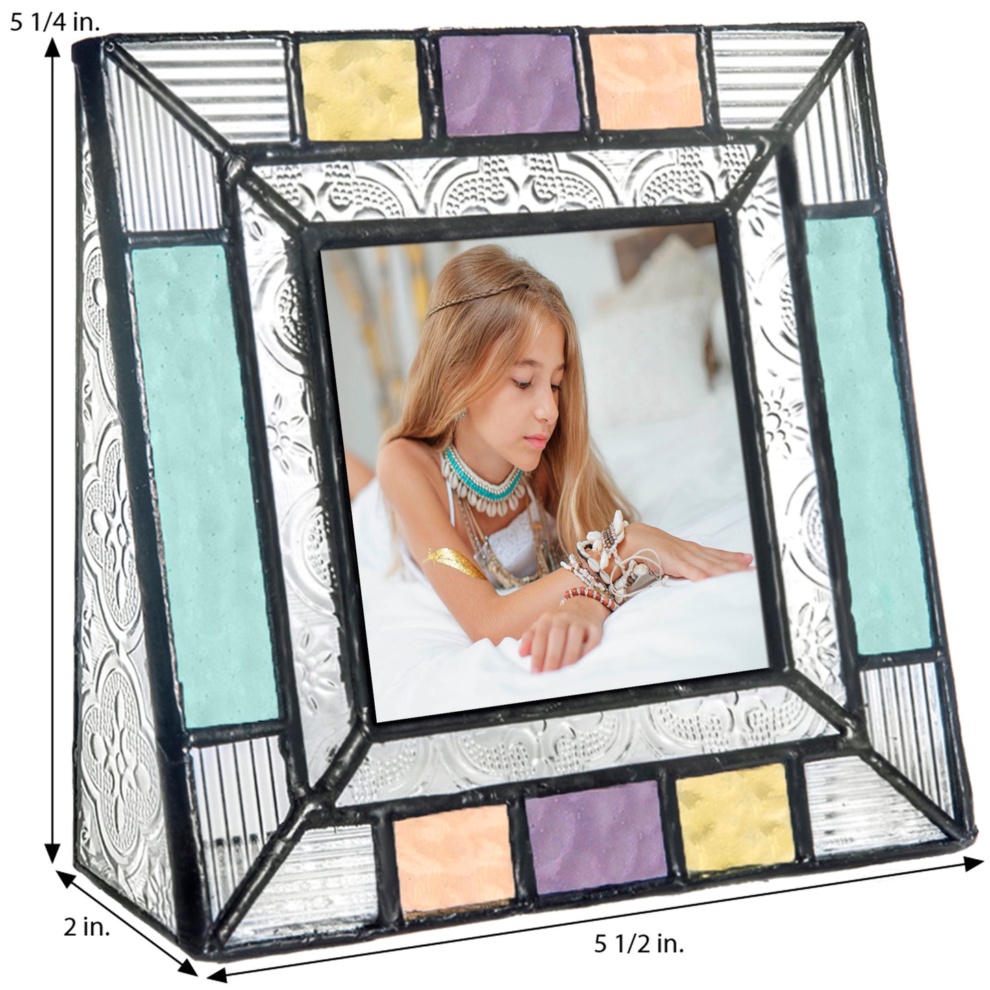 Colorful Stained Glass Picture Frames | PIC 372 Series