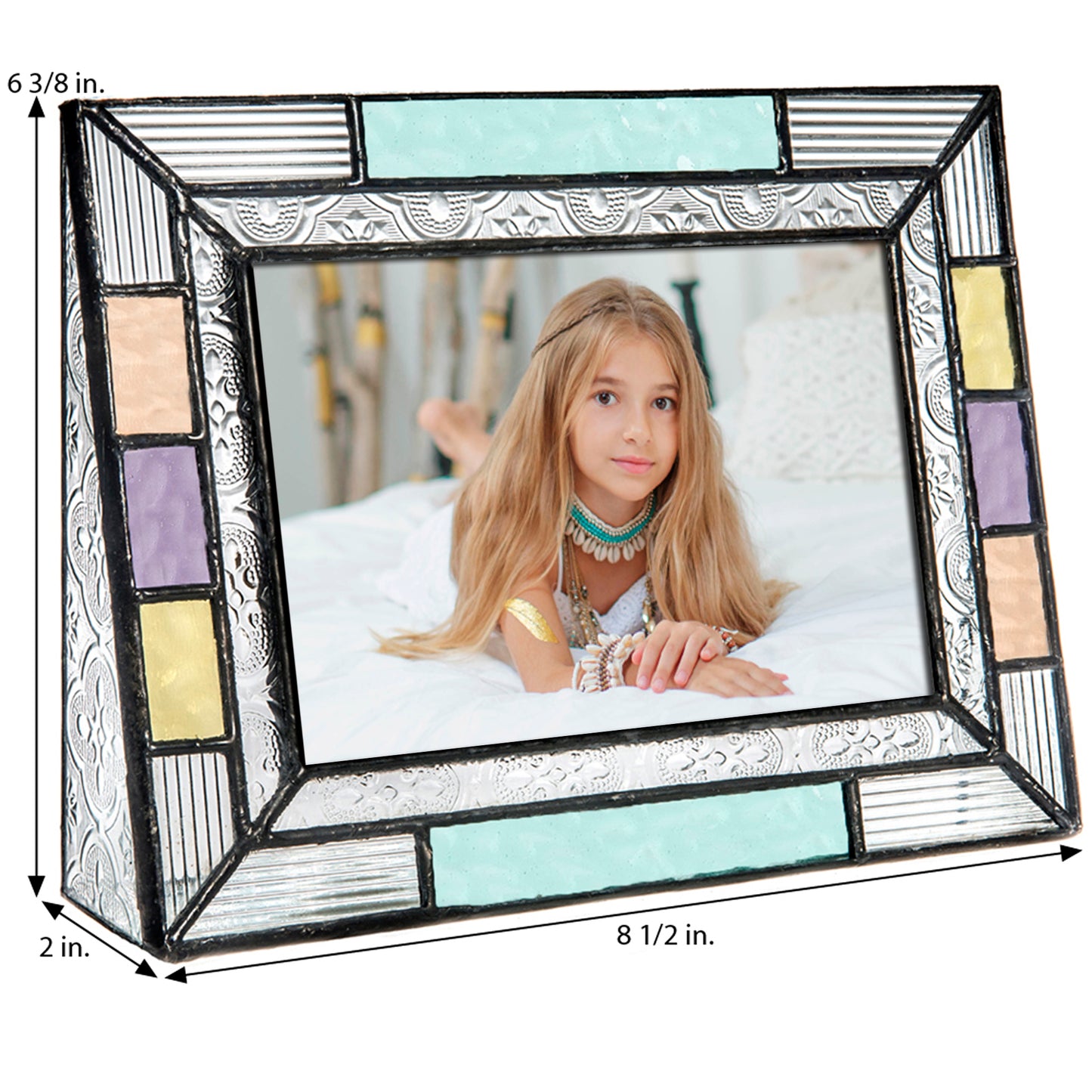 Colorful Stained Glass Picture Frames | PIC 372 Series