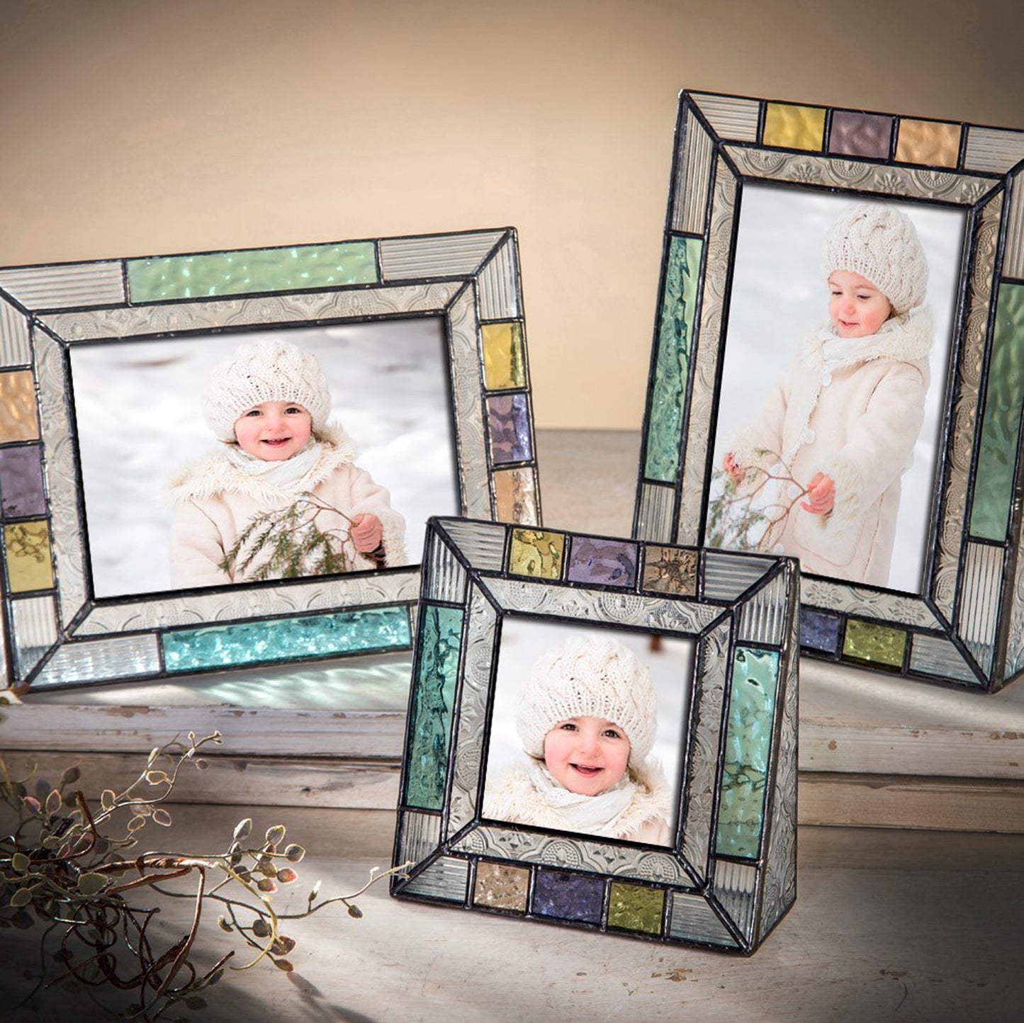 Colorful Stained Glass Picture Frames | PIC 372 Series