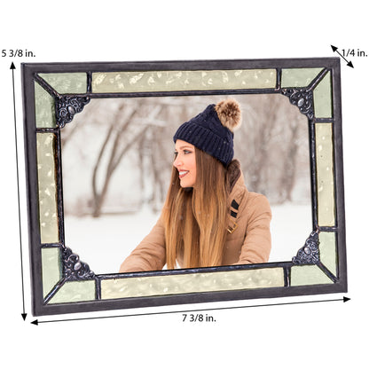 Vintage Green Stained Glass Picture Frames | PIC 404 Series