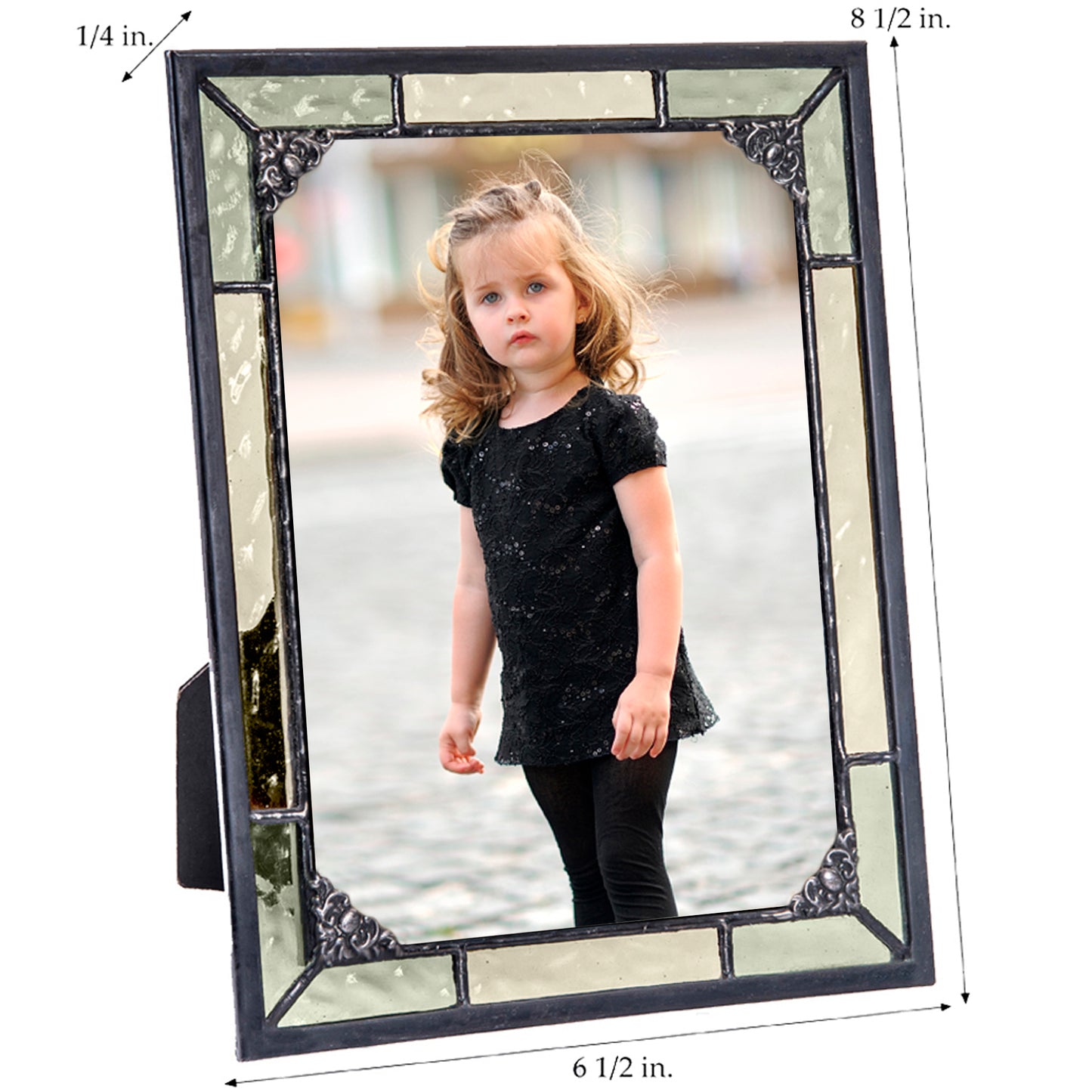 Vintage Green Stained Glass Picture Frames | PIC 404 Series