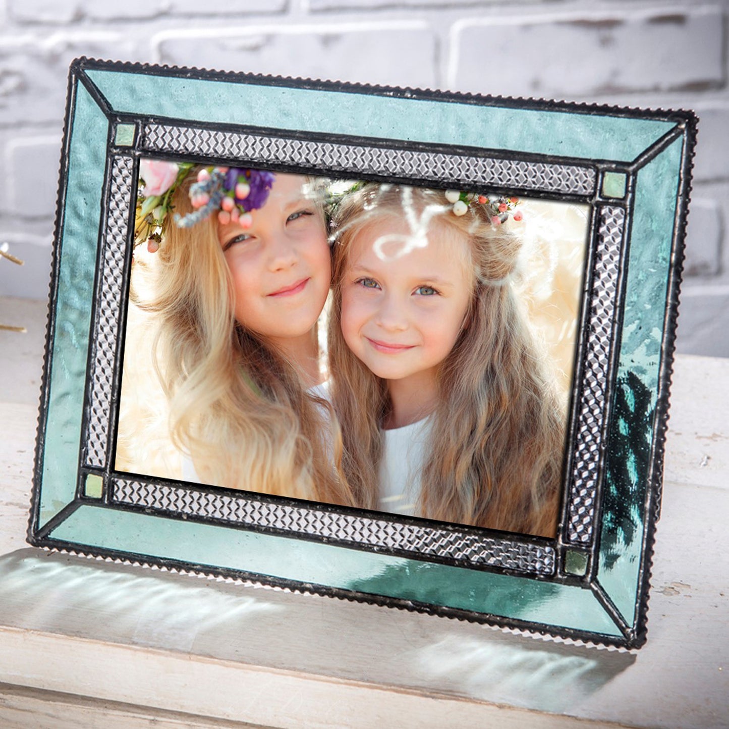 Turquoise Blue Glass Picture Frame | Pic 419 Series