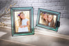 Turquoise Blue Glass Picture Frame | Pic 419 Series