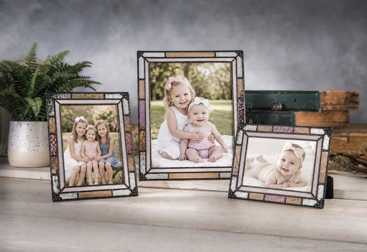 Classic Ivory, Peach & Florentine Picture Frame — 4x6, 5x7 & 8x10 | Pic 454 Series