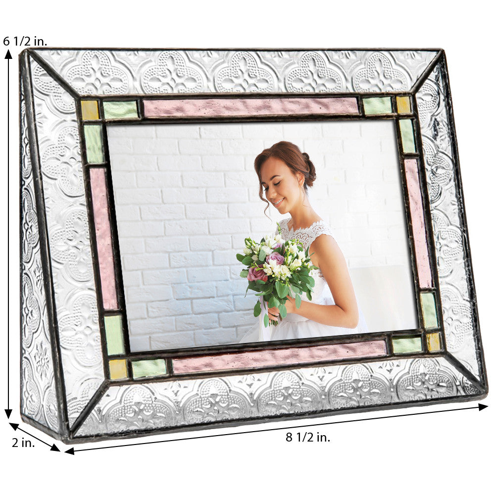 Vintage Stained Glass Wedding Picture Frame | PIC 137 Series