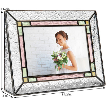 Vintage Stained Glass Wedding Picture Frame | PIC 137 Series
