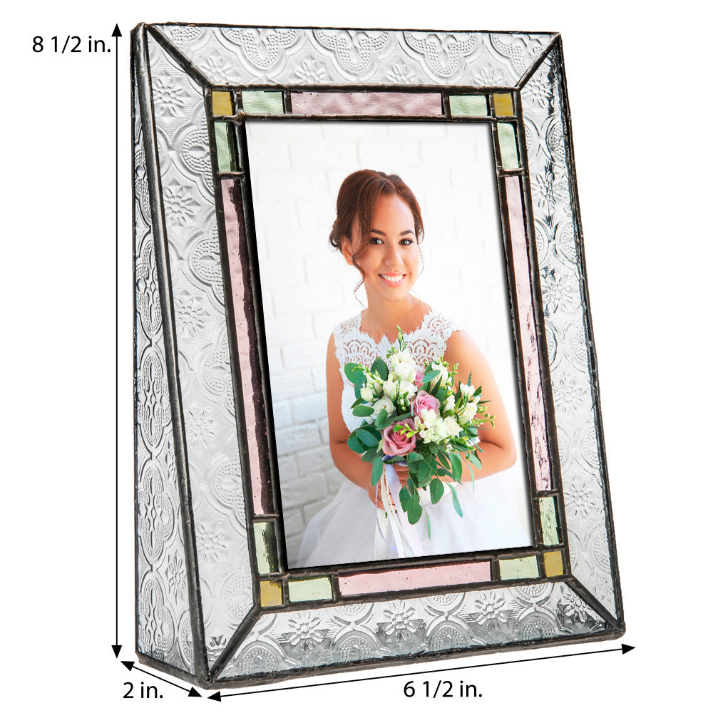 Vintage Stained Glass Wedding Picture Frame | PIC 137 Series