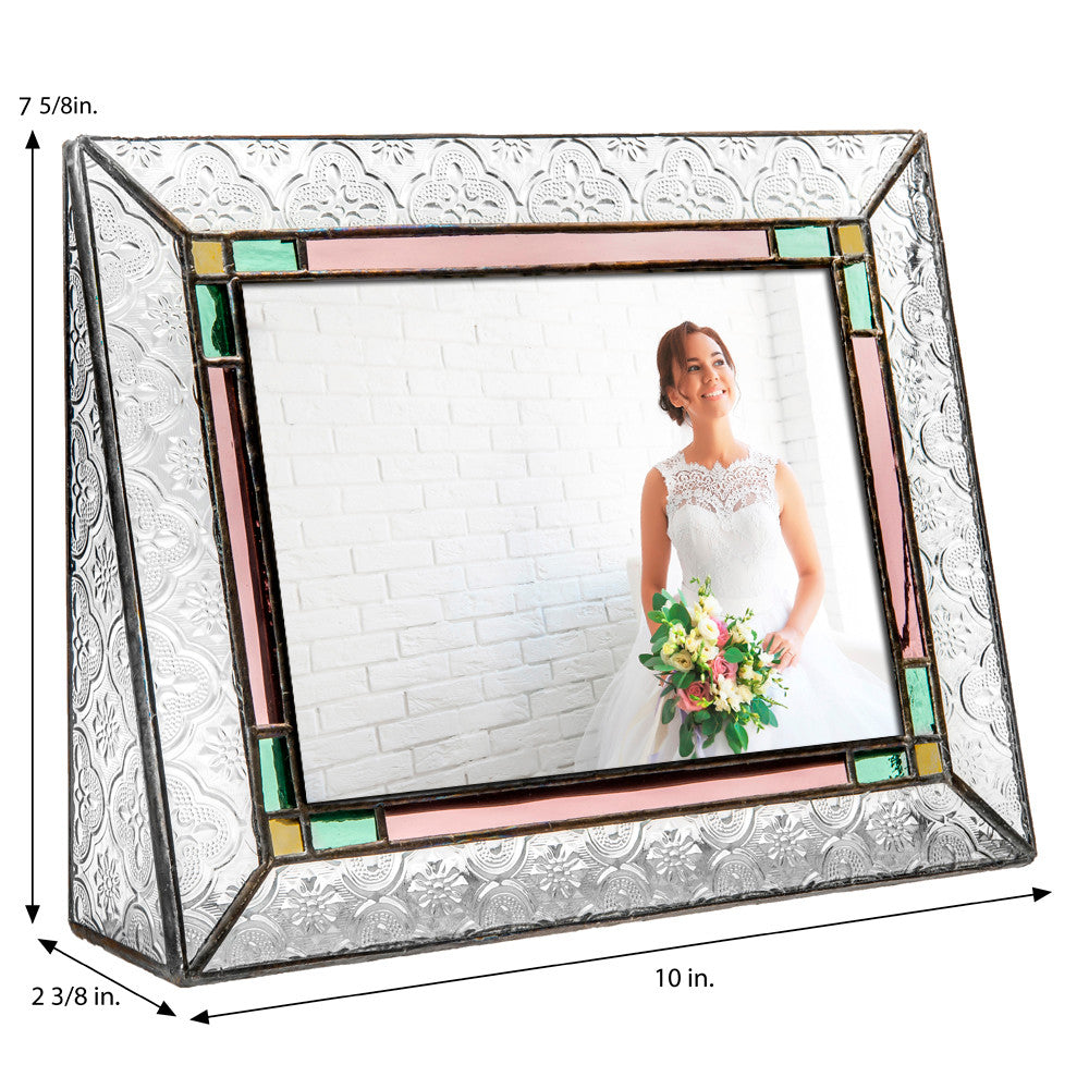 Vintage Stained Glass Wedding Picture Frame | PIC 137 Series