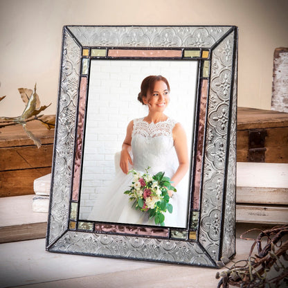 Vintage Stained Glass Wedding Picture Frame | PIC 137 Series