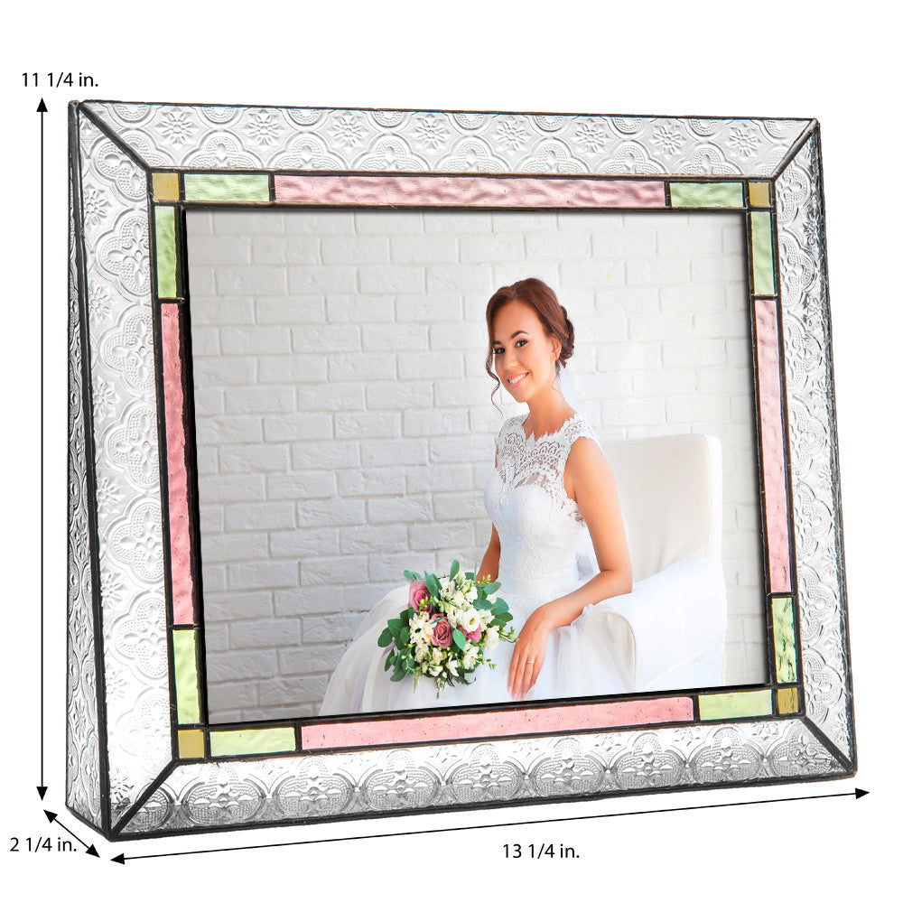 Vintage Stained Glass Wedding Picture Frame | PIC 137 Series