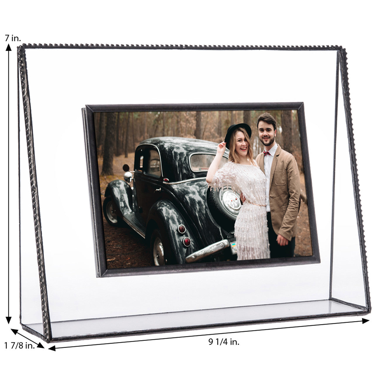 Clear Beaded Glass Picture Frames  | PIC 319 Series