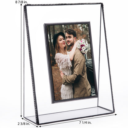 Clear Beaded Glass Picture Frames  | PIC 319 Series