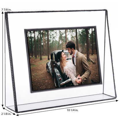 Clear Beaded Glass Picture Frames  | PIC 319 Series