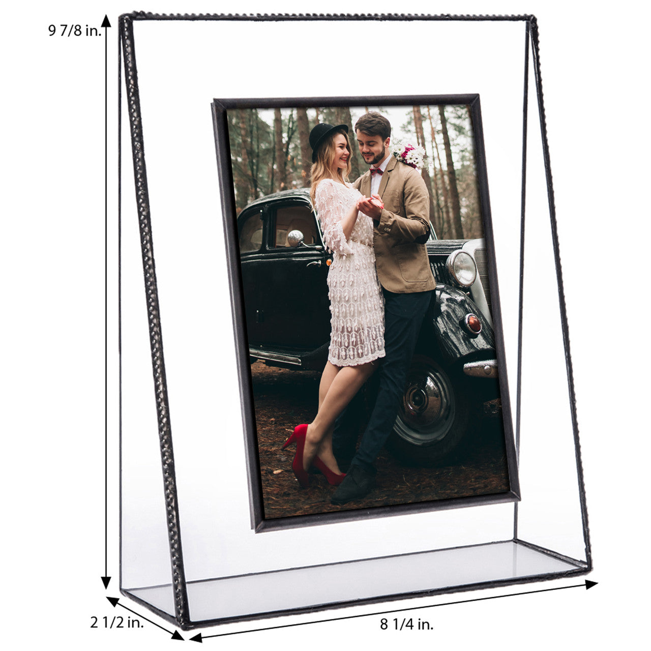 Clear Beaded Glass Picture Frames  | PIC 319 Series