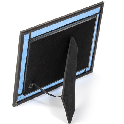 Blue Easel Stained Glass Picture Frame | PIC 324 Series