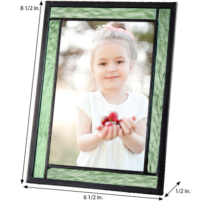 Green Easel Stained Glass Picture Frame | PIC 364 Series