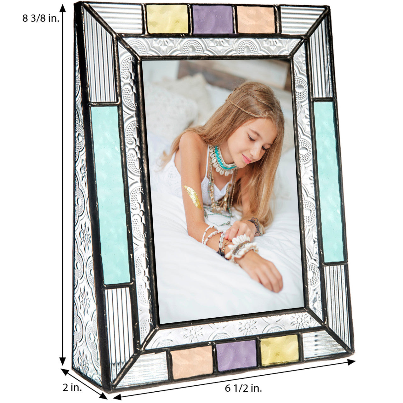 Colorful Stained Glass Picture Frames | PIC 372 Series