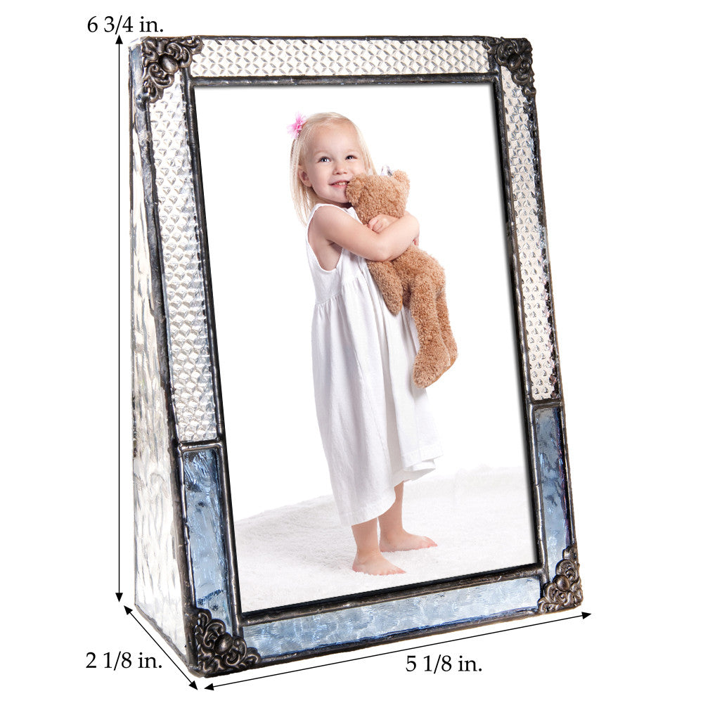 Blue Picture Frames Vintage Glass | PIC 381 Series
