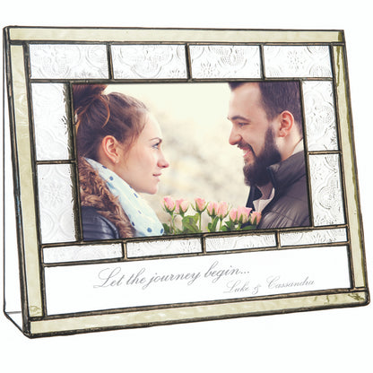 Engagement Gift Personalized Picture Frame by J Devlin | Pic 387 EP564