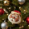 Bac 101 Large Round Santa Head Ornament