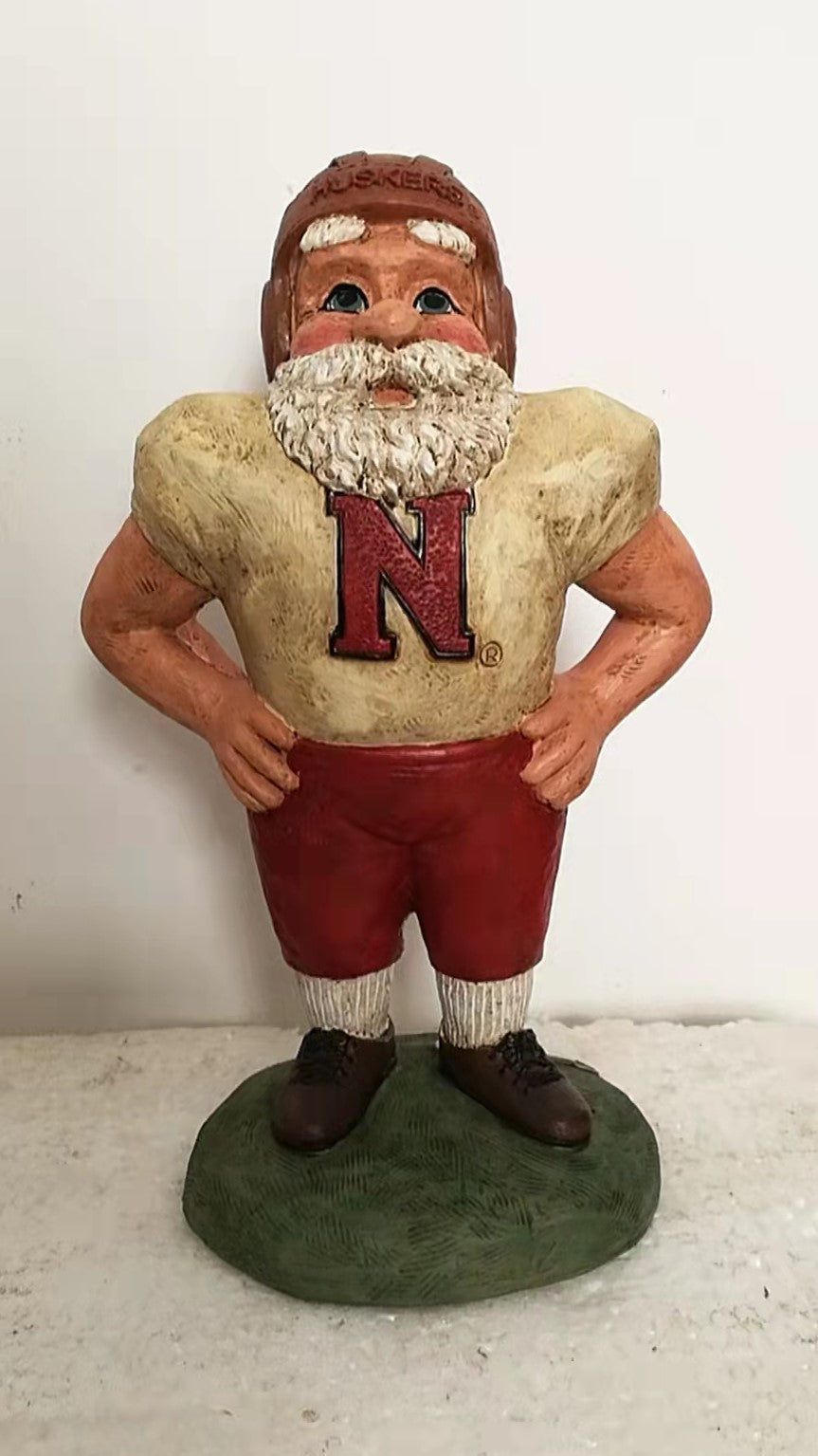 Nebraska Husker Santa Figurine 2023